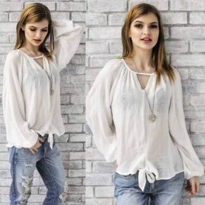 Soft Bohemian Peasant Blouse